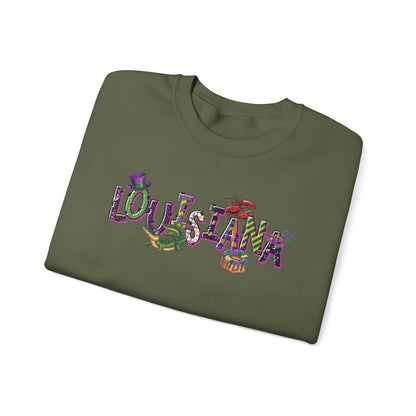 Mardi Gras | Louisiana | Unisex Heavy Blend™ Crewneck Sweatshirt