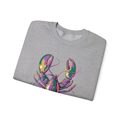 Mardi Gras | Lobster | Unisex Heavy Blend™ Crewneck Sweatshirt