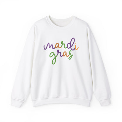 Mardi Gras | Mardi Grass Small | Unisex Heavy Blend™ Crewneck Sweatshirt