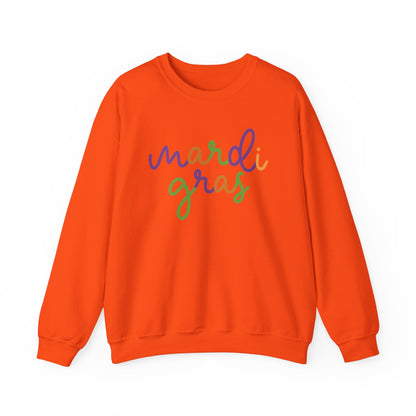 Mardi Gras | Mardi Grass Small | Unisex Heavy Blend™ Crewneck Sweatshirt
