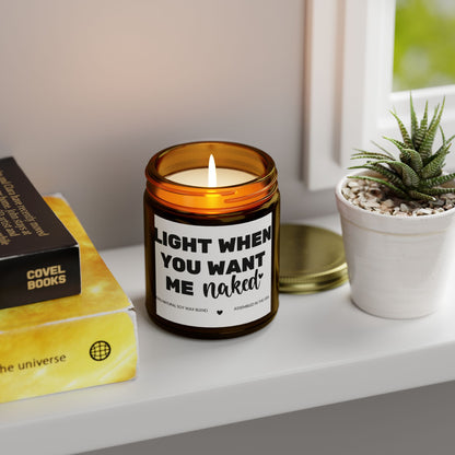 For Love | Light when you | Scented Candles, Coconut Apricot Wax  9oz