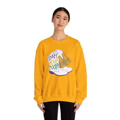 Mardi Gras | Boots | Unisex Heavy Blend™ Crewneck Sweatshirt