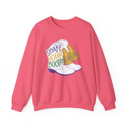 Mardi Gras | Boots | Unisex Heavy Blend™ Crewneck Sweatshirt