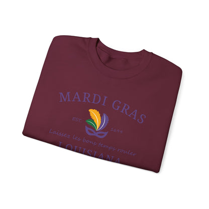Mardi Gras | Mardi Louisiana| Unisex Heavy Blend™ Crewneck Sweatshirt