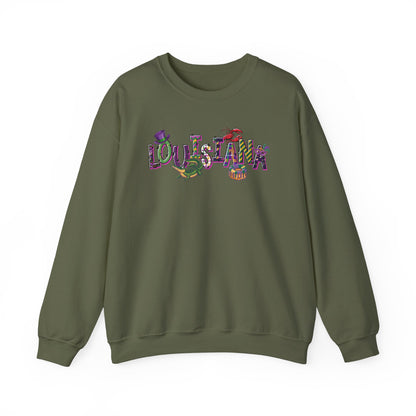 Mardi Gras | Louisiana | Unisex Heavy Blend™ Crewneck Sweatshirt