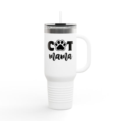 Cat Lovers | Cat Mama | Insulated Travel Mug, 40oz