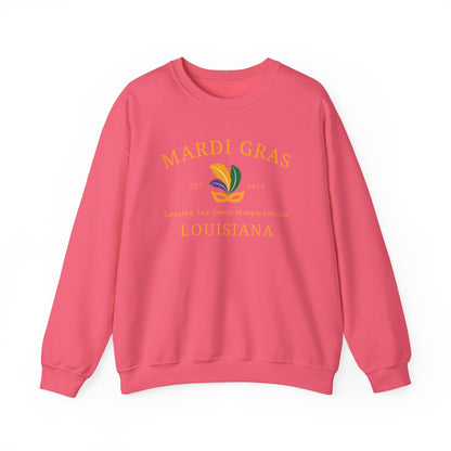 Mardi Gras | Mardi Louisiana  Gold | Unisex Heavy Blend™ Crewneck Sweatshirt