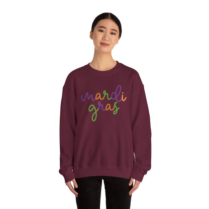 Mardi Gras | Mardi Grass Small | Unisex Heavy Blend™ Crewneck Sweatshirt