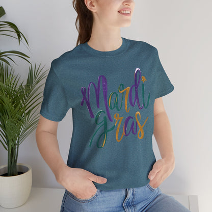Mardi Gras Design01 Unisex Jersey Short Sleeve Tee