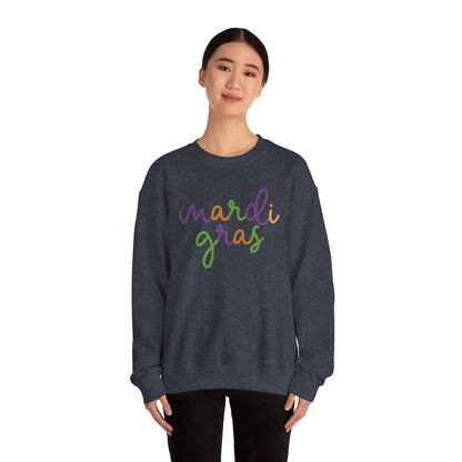 Mardi Gras | Mardi Grass Small | Unisex Heavy Blend™ Crewneck Sweatshirt