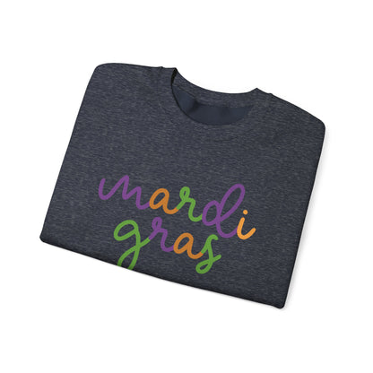 Mardi Gras | Mardi Grass Small | Unisex Heavy Blend™ Crewneck Sweatshirt