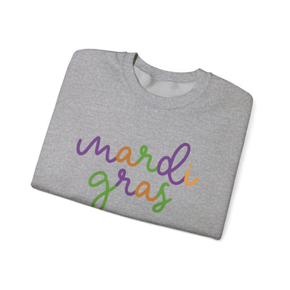 Mardi Gras | Mardi Grass Small | Unisex Heavy Blend™ Crewneck Sweatshirt
