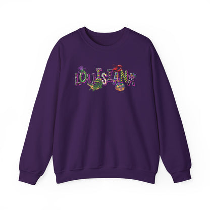 Mardi Gras | Louisiana | Unisex Heavy Blend™ Crewneck Sweatshirt