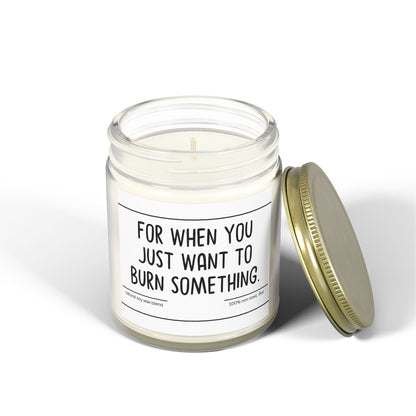 Funny | For When You | Scented Candles, Coconut Apricot Wax  9oz