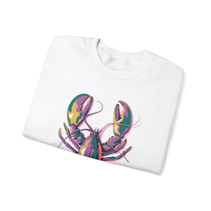 Mardi Gras | Lobster | Unisex Heavy Blend™ Crewneck Sweatshirt
