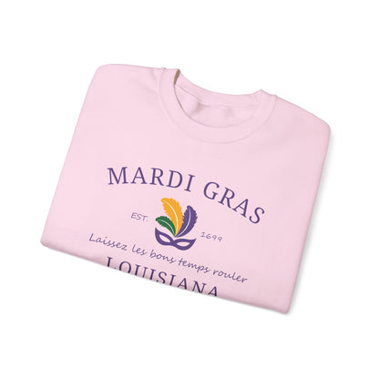 Mardi Gras | Mardi Louisiana| Unisex Heavy Blend™ Crewneck Sweatshirt