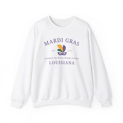 Mardi Gras | Mardi Louisiana| Unisex Heavy Blend™ Crewneck Sweatshirt