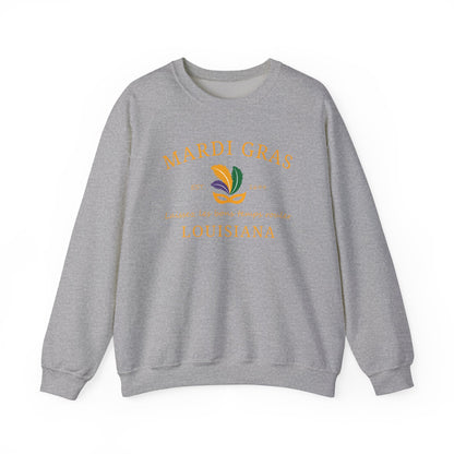 Mardi Gras | Mardi Louisiana  Gold | Unisex Heavy Blend™ Crewneck Sweatshirt