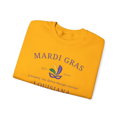 Mardi Gras | Mardi Louisiana| Unisex Heavy Blend™ Crewneck Sweatshirt
