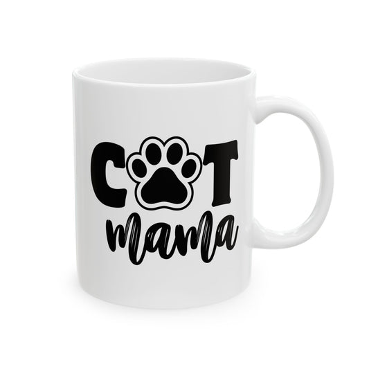 Cat Mama - Ceramic Mug, (11oz, 15oz)