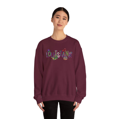 Mardi Gras | Louisiana | Unisex Heavy Blend™ Crewneck Sweatshirt