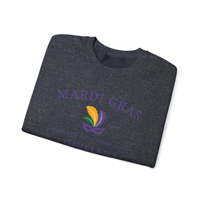 Mardi Gras | Mardi Louisiana| Unisex Heavy Blend™ Crewneck Sweatshirt