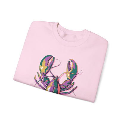 Mardi Gras | Lobster | Unisex Heavy Blend™ Crewneck Sweatshirt