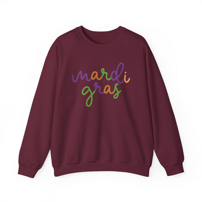 Mardi Gras | Mardi Grass Small | Unisex Heavy Blend™ Crewneck Sweatshirt