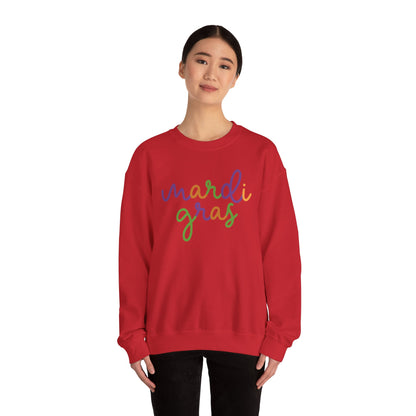 Mardi Gras | Mardi Grass Small | Unisex Heavy Blend™ Crewneck Sweatshirt
