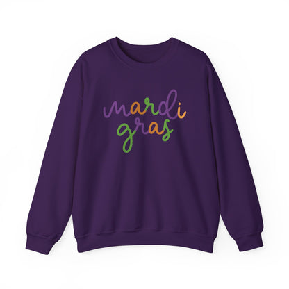 Mardi Gras | Mardi Grass Small | Unisex Heavy Blend™ Crewneck Sweatshirt