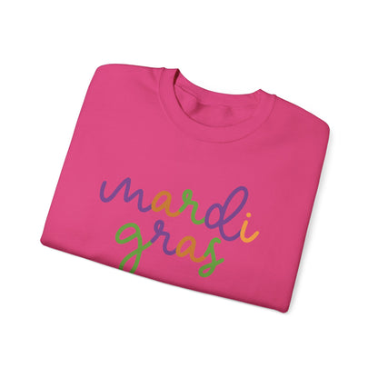 Mardi Gras | Mardi Grass Small | Unisex Heavy Blend™ Crewneck Sweatshirt