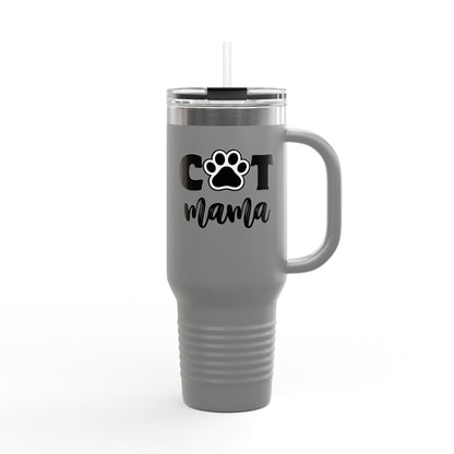 Cat Lovers | Cat Mama | Insulated Travel Mug, 40oz