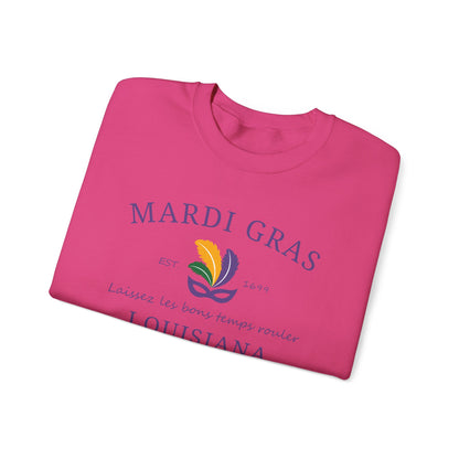 Mardi Gras | Mardi Louisiana| Unisex Heavy Blend™ Crewneck Sweatshirt