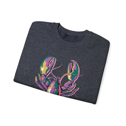 Mardi Gras | Lobster | Unisex Heavy Blend™ Crewneck Sweatshirt