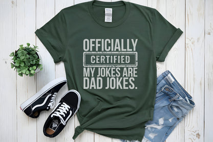 Officially a Dad… and the Jokes Prove It – Comfort Colors Tee for New Dads!