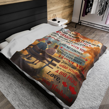 To My Son | Once Upon A Time | Velveteen Plush Blanket 80"x60"