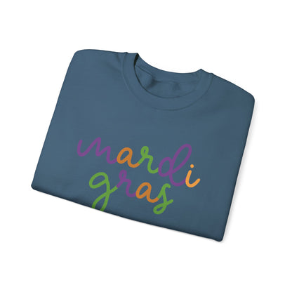 Mardi Gras | Mardi Grass Small | Unisex Heavy Blend™ Crewneck Sweatshirt