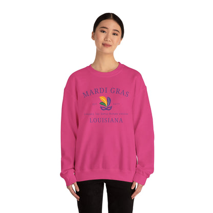 Mardi Gras | Mardi Louisiana| Unisex Heavy Blend™ Crewneck Sweatshirt