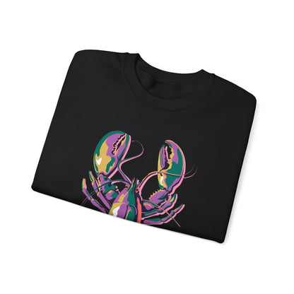 Mardi Gras | Lobster | Unisex Heavy Blend™ Crewneck Sweatshirt