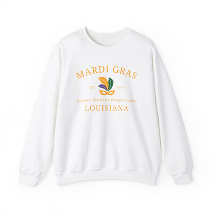 Mardi Gras | Mardi Louisiana  Gold | Unisex Heavy Blend™ Crewneck Sweatshirt