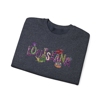 Mardi Gras | Louisiana | Unisex Heavy Blend™ Crewneck Sweatshirt
