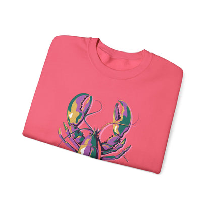 Mardi Gras | Lobster | Unisex Heavy Blend™ Crewneck Sweatshirt