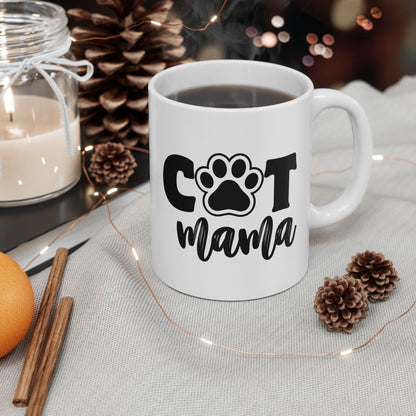 Cat Mama - Ceramic Mug, (11oz, 15oz)