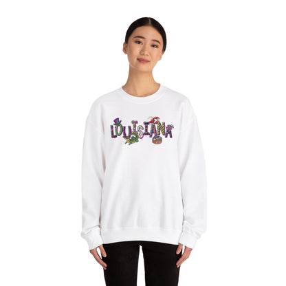 Mardi Gras | Louisiana | Unisex Heavy Blend™ Crewneck Sweatshirt