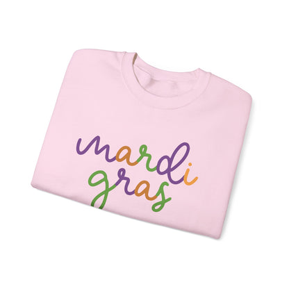 Mardi Gras | Mardi Grass Small | Unisex Heavy Blend™ Crewneck Sweatshirt