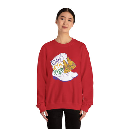 Mardi Gras | Boots | Unisex Heavy Blend™ Crewneck Sweatshirt