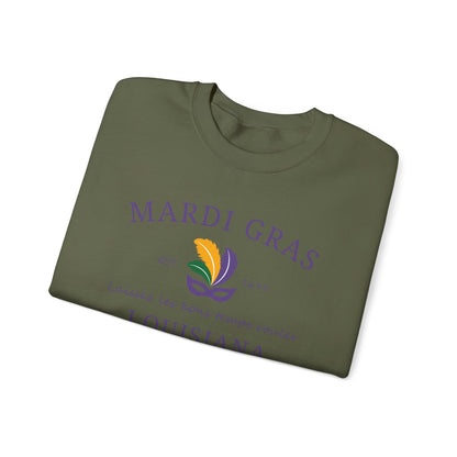 Mardi Gras | Mardi Louisiana| Unisex Heavy Blend™ Crewneck Sweatshirt