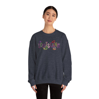 Mardi Gras | Louisiana | Unisex Heavy Blend™ Crewneck Sweatshirt