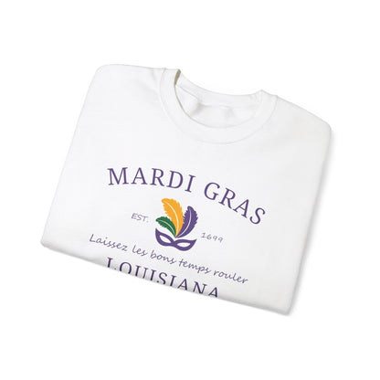 Mardi Gras | Mardi Louisiana| Unisex Heavy Blend™ Crewneck Sweatshirt