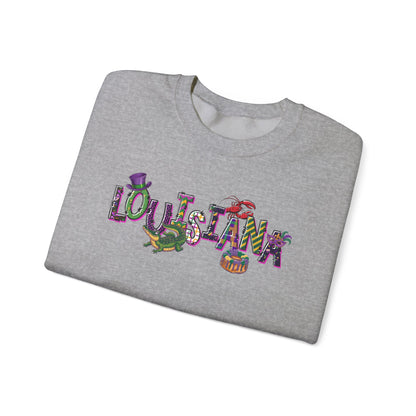 Mardi Gras | Louisiana | Unisex Heavy Blend™ Crewneck Sweatshirt